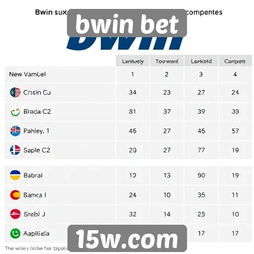 Comparativo de odds entre bwin bet e concorrentes